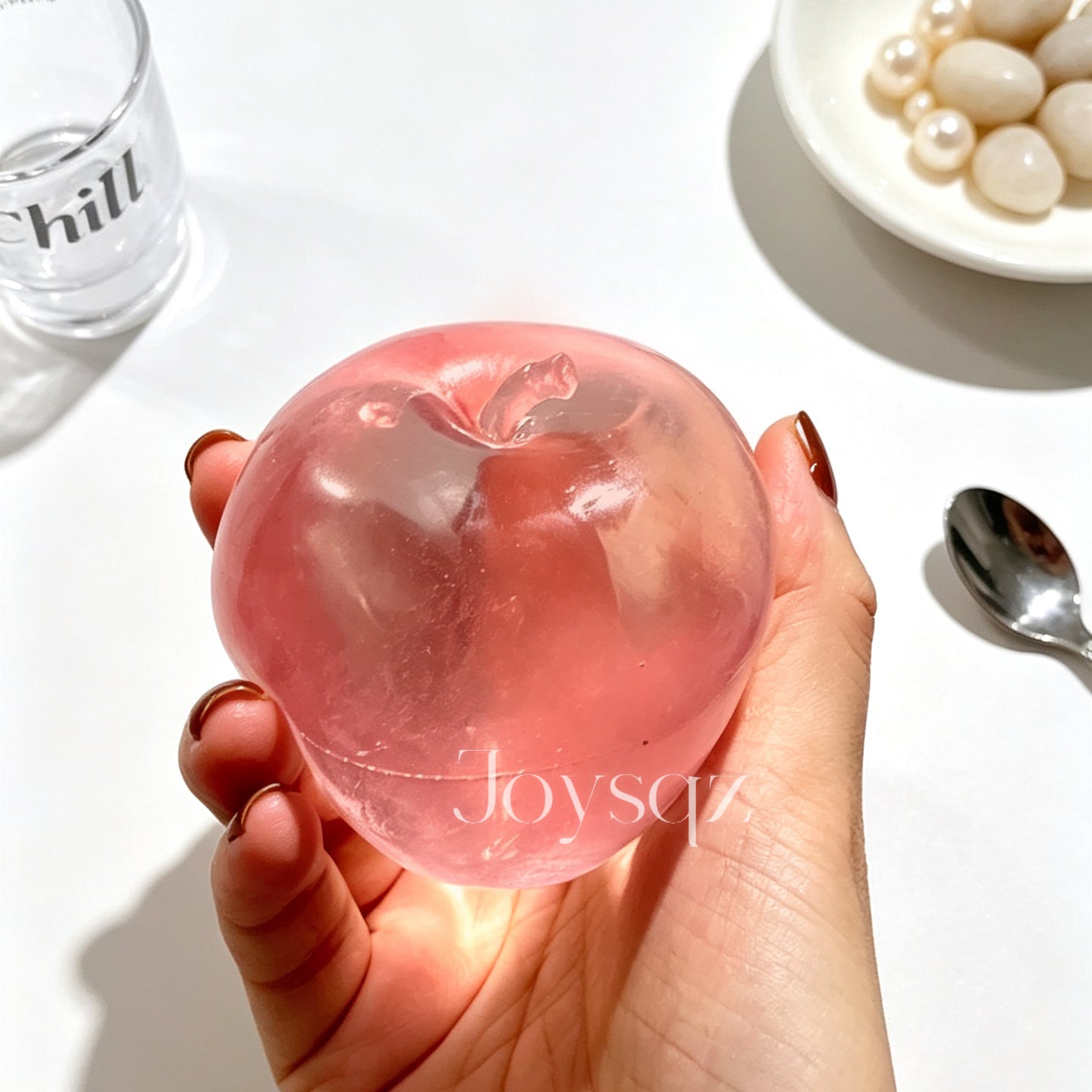 Bubbly Pink Apple Squish Ball