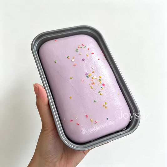 Squishy Slow Rising Bread Toy – Purple Taro Scented | Soft Squeeze Stress Relief Toy, Boxed Gift Package
