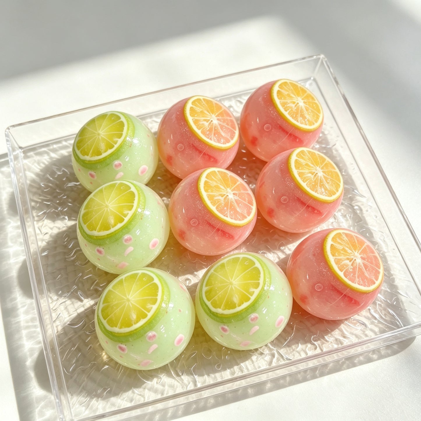 Summer Lime Grapefruit Jelly Stress Ball