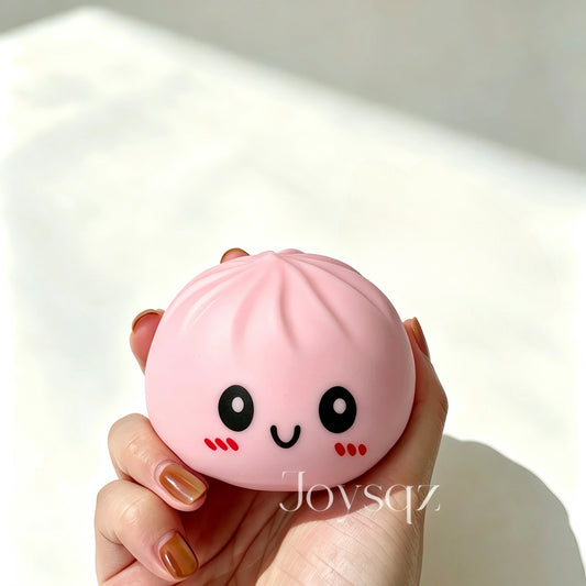 Blue & Pink Bao Bun Stress Ball