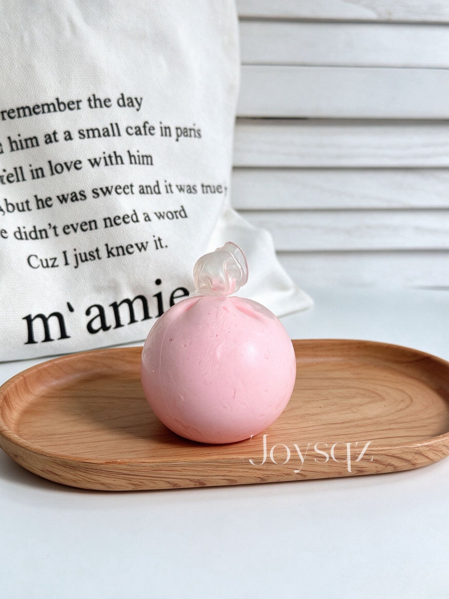 Pink sky squishy ball