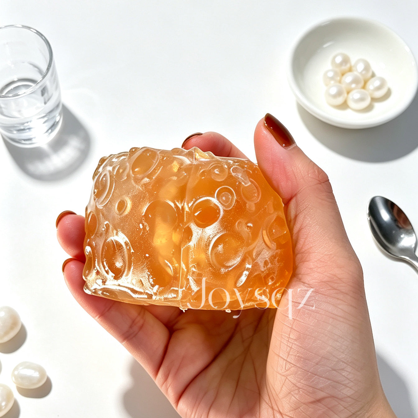 Orange Jelly Candy Squishy Ball