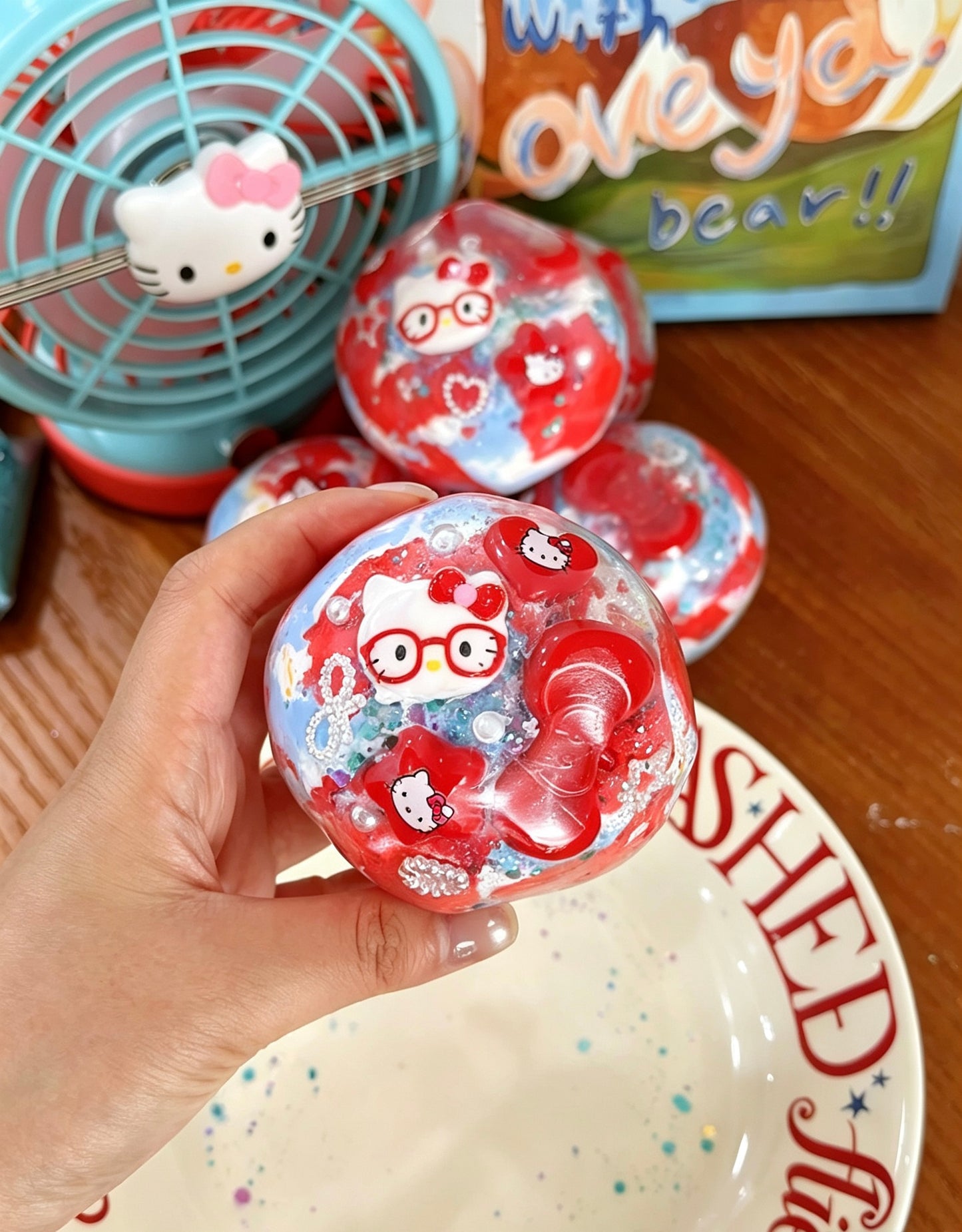 Hello Kitty DIY Squishy Ball